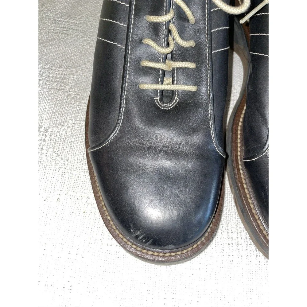 Johnston & Murphy Italy Men’s Casual Shoes Size 11 M Black Leather Going Out
